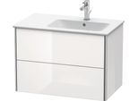 Duravit XSquare Waschtischunterbau wandhängend Flanell Grau Seidenmatt 810x478x560 mm - XS417709090 XS417709090