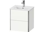 Duravit XSquare Waschtischunterbau wandhängend Weiß Seidenmatt 510x418x560 mm - XS430603636 XS430603636