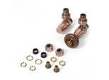 Terma Set Thermostat-Eckventil WOOD; GZ 1/2"-Ø16x2, Ø15; bronze; (V33110M_V33210M_2xA58502M_2xA33309 TGETBR002