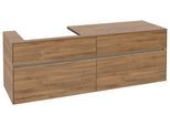 Villeroy & Boch Waschtischunterschrank Collaro C022B0 1600x548x500mm mit Beleuchtung C022B0RH