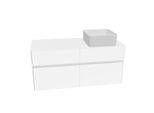 Villeroy & Boch Waschtischunterschrank Collaro C042 1200x548x 500mm 4 Ausz. Waschbecken li White Mat C04200MS