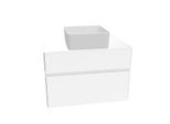 Villeroy & Boch Waschtischunterschrank Collaro C037 800x548x500mm 2 Ausz. Waschtisch m.tig Glossy Wh C03700DH