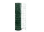 Grillage soudé en rouleau H1m20 x 25m Vert fil 2,5mm maille 100x50 mm - Vert