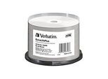 Verbatim DataLifePlus Professional - 50 x CD-R - 700 MB 52x - breite Thermodruckfläche - Spindel