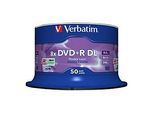 Verbatim - 50 x DVD+R DL - 8.5 GB (240 Min.) 8x - mattsilber - Spindel