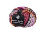 About Berlin Cashmere Noble Lana Grossa, Hellrot/Fuchsia/Weiss/Grau/Dunkelrot/Gelb/Anthrazit, aus Schurwolle