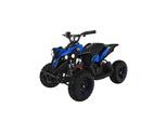 Elektro-Kinderquad Reneblade, Mini-Quad mit 1000 Watt, Federung, Scheibenbremsen, drosselbar, LEDs (Classic, Schwarz/Blau)