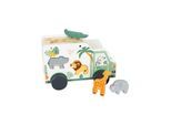 Small Foot - Wooden Shape Sorter Jeep Safari 6dlg