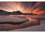 Papermoon Fototapete »Photo-Art JAROSLAV ZAKRAVSKY, GOLDENER SONNENUNTERGANG«