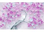 Papermoon Fototapete »Blumen Baum lila blau«