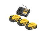 DeWalt Akku »Starterset 3x 18 V 5 Ah«