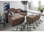 DOMO collection Ecksofa »Brandon«, Mit Kopfteilverstellung, auch in Leder und Cord