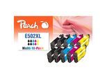 Peach E502 XL 10 Druckerpatronen XL (4*bk, 2*c/m/y) ersetzt Epson No. 502XL für z.B. Epson Expression Home XP -5100, Epson Expression Home XP -5105 (wiederaufbereitet)