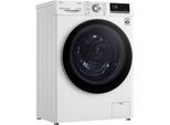 LG Waschmaschine F2V7SLIM8E, 8,5 kg, 1200 U/min, TurboWash® - Waschen in nur 39 Minuten, weiß