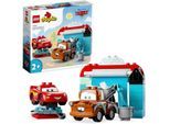 LEGO® Konstruktionsspielsteine Lightning McQueen und Mater in der Waschanlage (10996), LEGO® DUPLO, (29 St), LEGO® DUPLO Disney and Pixar’s Cars; Made in Europe, bunt