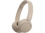 Sony WHCH520 On-Ear-Kopfhörer (Freisprechfunktion, Rauschunterdrückung, Google Assistant, Siri, Bluetooth, 50 Std. Akkulaufzeit), beige