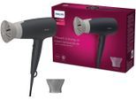 Philips Haartrockner Essential Series 3000 BHD351/10, 2100 W, mit ThermoProtect Aufsatz, 6 Hitze- und Geschwindigkeitsstufen, grau