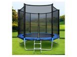 HomeMiYN Gartentrampolin Trampolin Outdoor Ø183/244/305/366cm Sicherheitsnetz Kindertrampolin