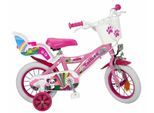 Toimsa Bikes Kinderfahrrad 12 Zoll Kinder Mädchen Fahrrad Kinderfahrrad Pink Rad Bike Fantasy