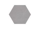 Seine hexagono gris - Carrelage hexagonal grand format aspect pierre - Gris, Gris Perle