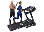 Miweba Sports Laufband Fitnessgerät Heimtrainer HT5000 klappbar - 18 km/h - 15 % Steigung (Treadmill, Trainingsgerät, Sportgerät, Speedrunner, 1-tlg., 2000 Watt, große Lauffläche, GFit-App, 12 Laufprogramme, Pulsmesser, LCD-Display, Safety-Key Klemme, Slow-Down Funktion, Start-Countdown, 150 kg max. Benutzergewicht, 1-18 km/h, 7 PS, Bluetooth, Dämpfungssystem), Fitnessgeräte Sportgeräte für Zuhaus