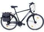 Performance Trekkingrad, 24 Gang Shimano ACERA Schaltwerk, Kettenschaltung, schwarz