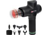 AsVIVA Massagepistole AsVIVA MGN1 Physiovibe Pro Massage Gun mit Wärmeaufsatz, 3 Wärmestufen, LCD Touchscreen-Display, 8 Stunden Akkulaufzeit, schwarz