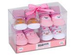 BRUBAKER Socken Babysocken für Mädchen 0-12 Monate (4-Paar