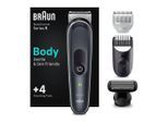 Braun Haarschneider Bodygroomer 5370, Wasserdicht, 100 Min. Laufzeit, grau