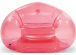 Intex Luftsessel TRANSPARENT BEANLESS BAG CHAIR, rosa