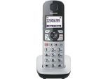 Panasonic KX-TGQ500 Seniorentelefon (Mobilteile: 1, mit IP-Technologie), schwarz|silberfarben