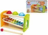 Eichhorn Spielzeug-Musikinstrument Color, Xylophon Klopfbank, aus Holz, bunt