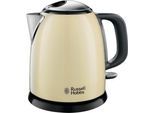 RUSSELL HOBBS Wasserkocher Colours plus cream 24994-70, 1 l, 2400 W, beige