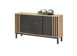 Bega Consult Volano Sideboard Beschichtete Spanplatte Schwarz/Braun