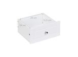 relaxdays Badregal »173.5 x 45076 x 32 cm, Weiss«