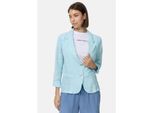 PM SELECTED Damen Business Leinen Blazer mit Reverskragen in Einheitsgröße PM53