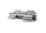 3-Sitzer Sofa XXL MACELLO mit Relaxfunktion - grau