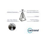 CARTREND Stützbock-Set 4tlg.