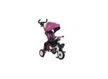 Byox Tricycle Flexy Lux 3 in 1 Dreirad, klappbar, Gummireifen, drehbarer Sitz lila