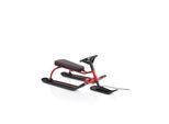 Byox Kinderschlitten Vihren Lenkschlitten, Lenkrad, Zugseil, wasserdichter Sitz rot