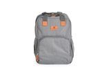 Cangaroo Kinderwagentasche Liana 2 in 1 Rucksack Babybett Reißverschluss Clips grau