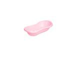 Lorelli Baby Badewanne 100 cm mit Ablagefächern, anatomische Form, Kunststoff in rosa