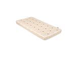 Kikkaboo Babybett Matratze Fantasia Stars 120 x 60 x 9 cm, Bezug aus Baumwolle beige