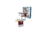 Polesie Kinderküche 42279 Infinity 100 cm hoch Spülbecken Backofen viel Zubehör rot