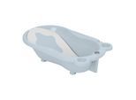 Kikkaboo Babybadewanne Kai, Thermometer Wanneneinlage Wasserablauf Ablagefächer blau