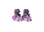 Byox Rollschuhe Beetle Größe XS 26-29, PU-Rollen, ABEC-5 Lager, Stopper hinten violett