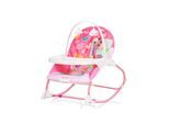 Chipolino Babywippe Enjoy, Stuhl, Schaukelfunktion, Musikfunktion, Spielbogen rosa