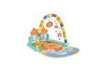 Moni Spielbogen Mushy HE0639 Krabbeldecke, Musiktasten, Licht, Hängespielzeug bunt