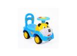 Kinderauto, Rutscher Laufhilfe Super Car lustiges Design, Melodien, Rückenlehne blau