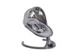Cangaroo Babywippe iSwing, Musikfunktion, Timer, Fernbedienung, Aluminiumrahmen grau hellgrau